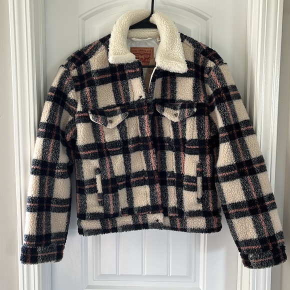 Levi's Plaid Ex-Boyfriend Trucker Jacket - Picture 2 of 7